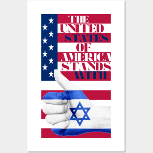 America Stands With Israel Posters and Art